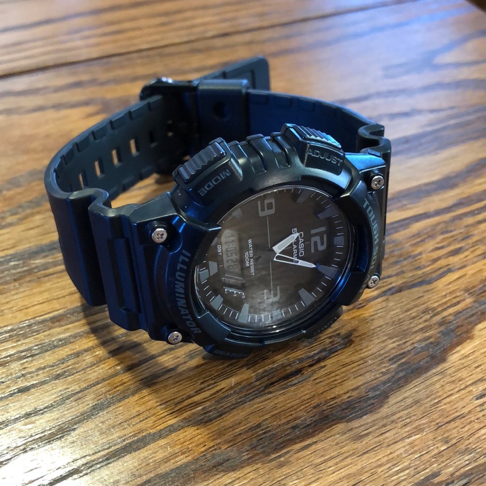 Casio Black Tough Solar watch